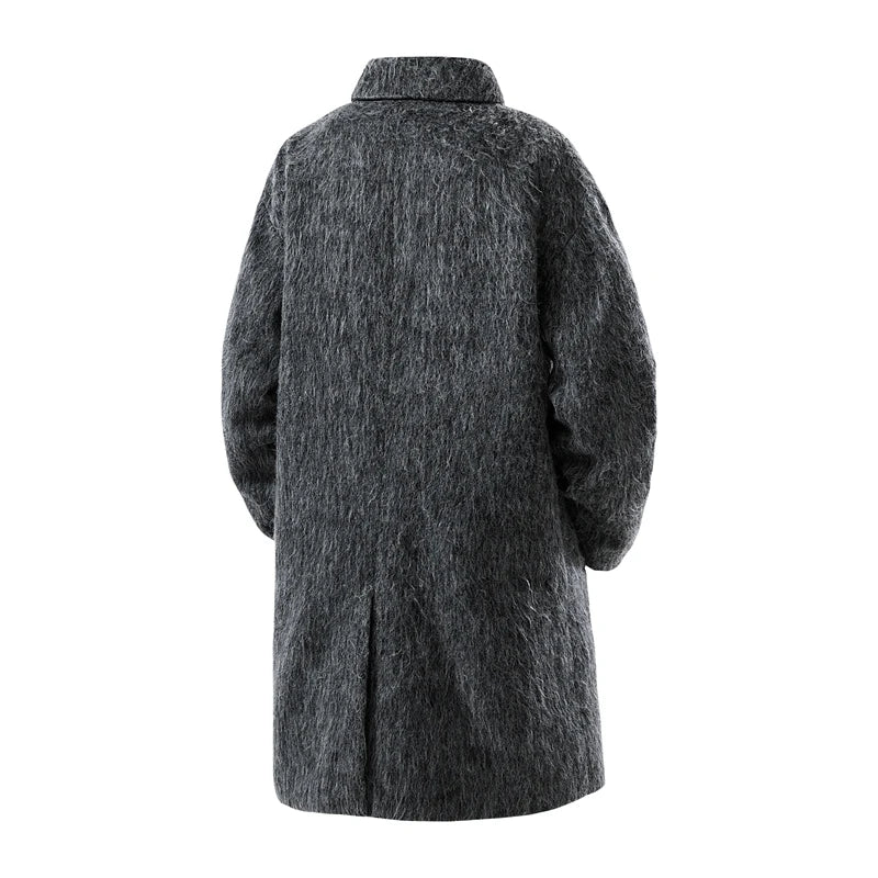 Mid Strength Handsome Double Healed Woolen Coat