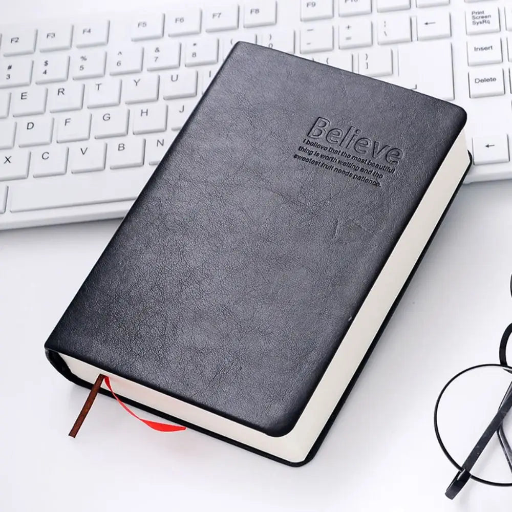 Thick Paper PU Leather Bible Diary Book Agenda Planner Notebook Traveling Book A5 Notepad