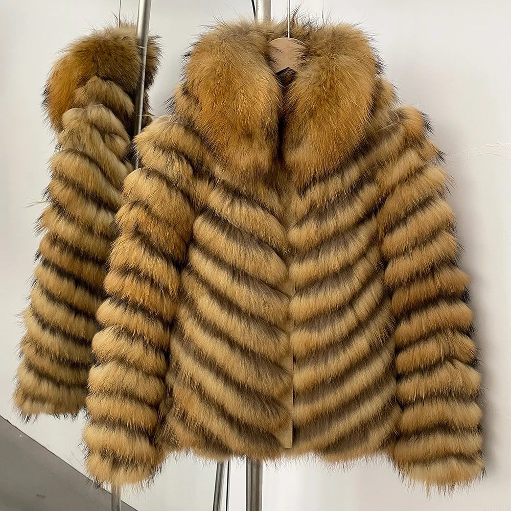 Fox Fur Coat Jacket