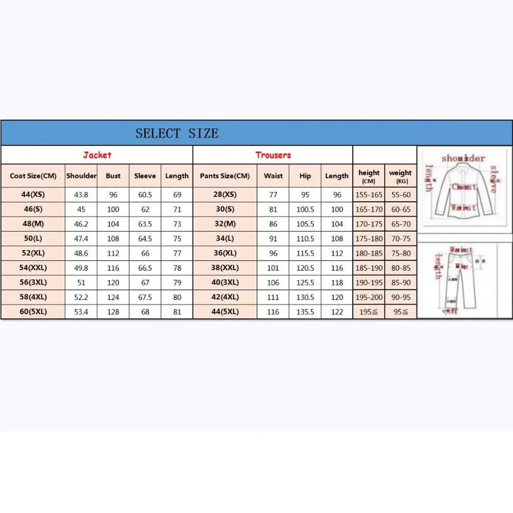 3 Piece Pinstripe Suit Set Vintage Single Breasted Attire