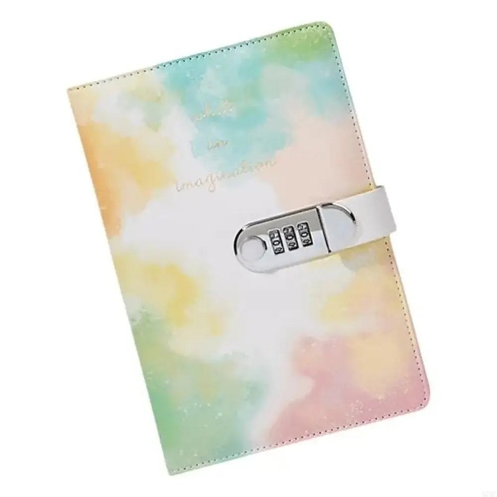 240 Pages A5 Journal Notebook Thickened Protecting Secrets Password Book with Lock PU Leather Waterproof Student Notepad Gifts
