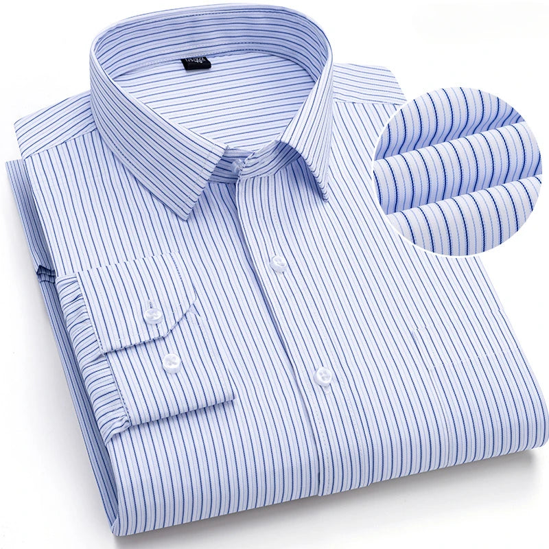 Elegants Casual Slim Fit Cotton Long-Sleeve shirts