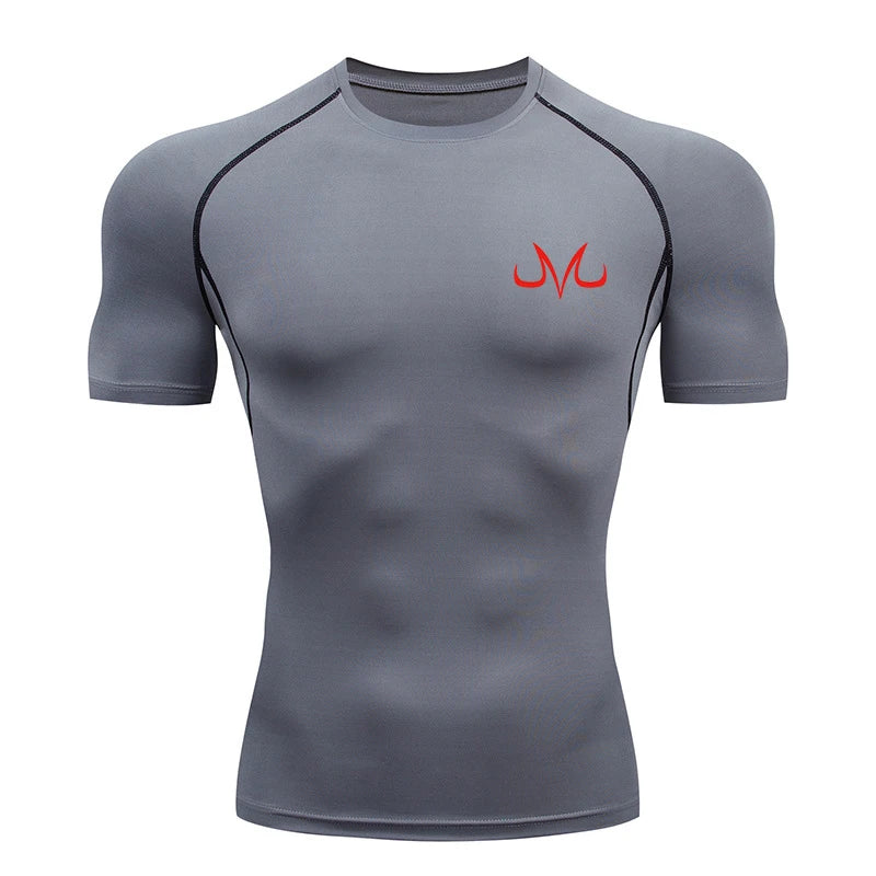 Graphic Short Sleeve Compression Shirts