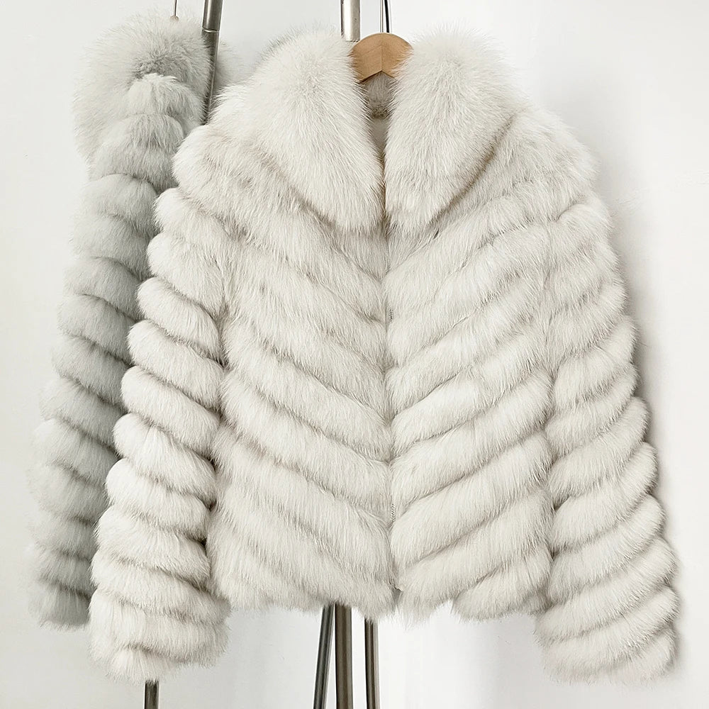 Fox Fur Coat Jacket