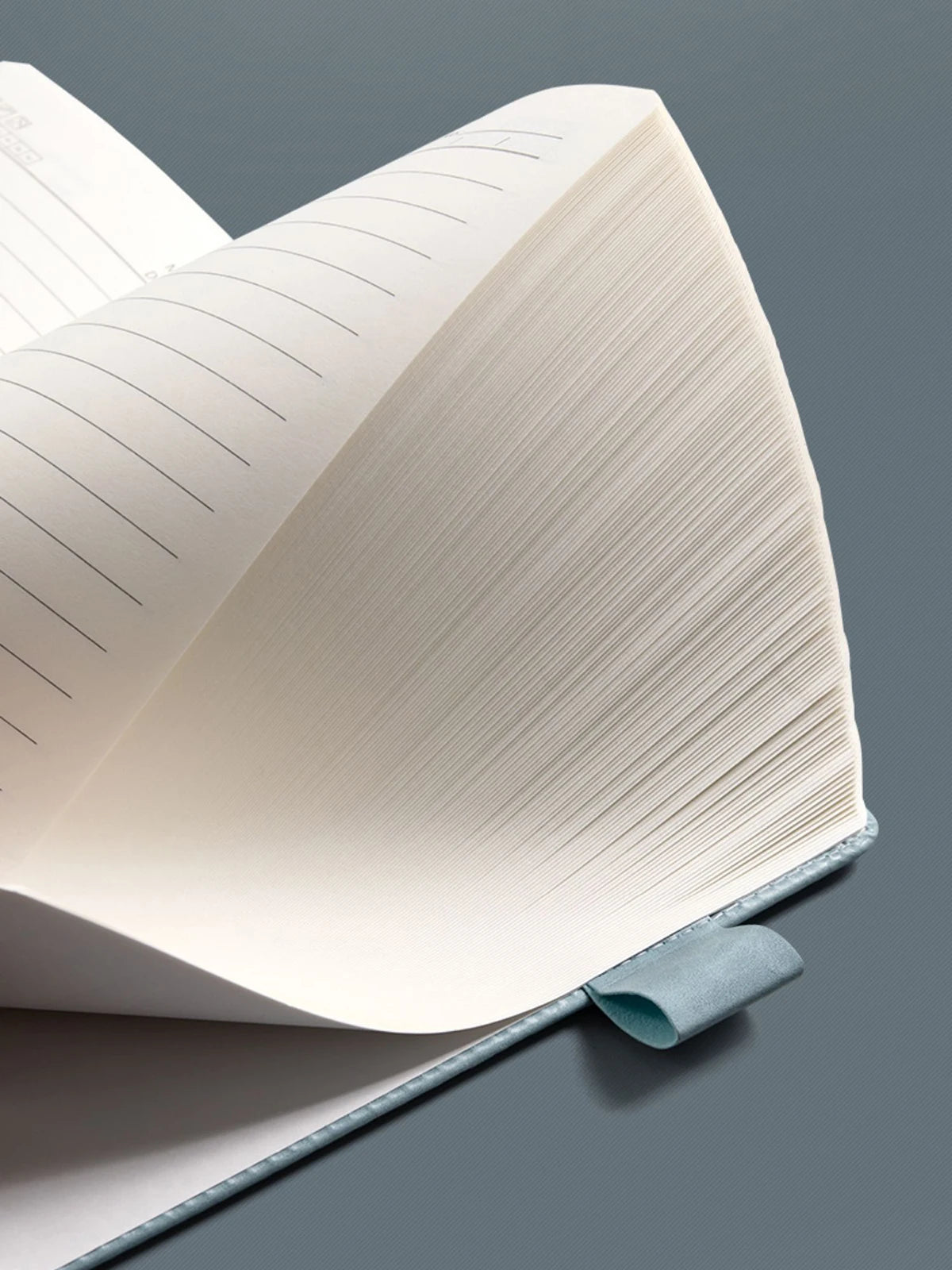 A5 Notebook Student Planning Efficiency Book Business Office Work Conference Notepad 360 Pages 100GSM Font Leather Cover