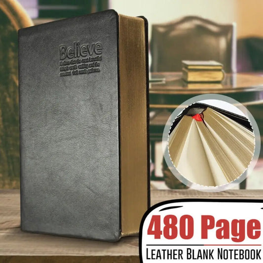 Thick Paper PU Leather Bible Diary Book Agenda Planner Notebook Traveling Book A5 Notepad