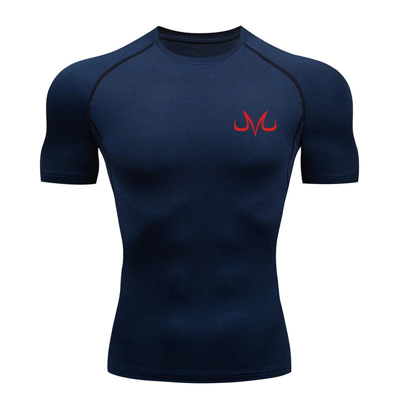 Graphic Short Sleeve Compression Shirts