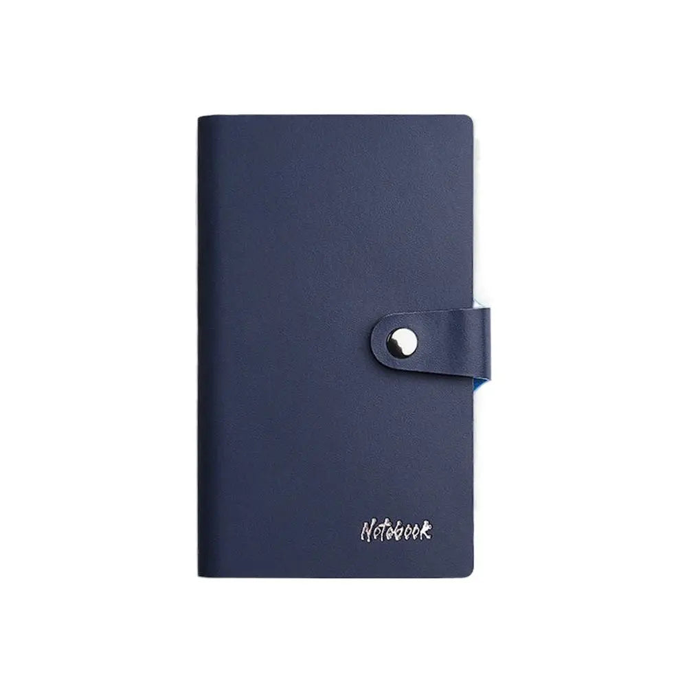 Simple Memo Diary Planner A7 Mini Notebook Scrapbooking Word Book Pocket Notepad PU Cover Thickening Business