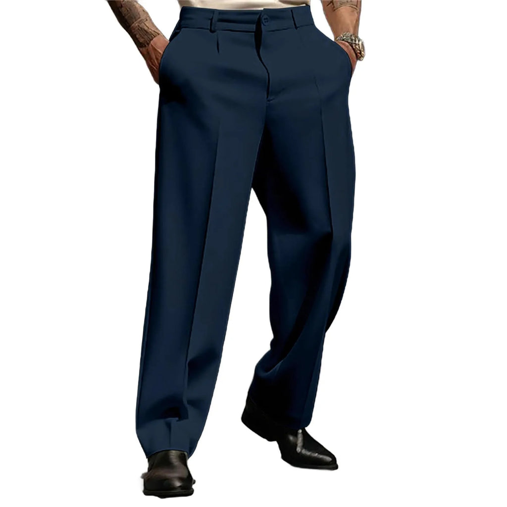 Straight Leg Breathable Fashionable Trousers