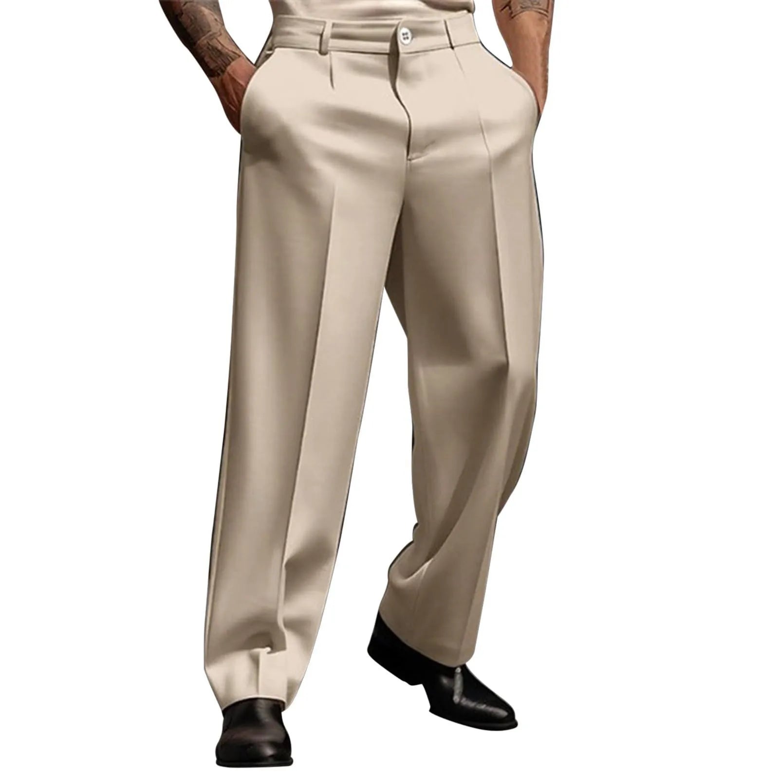 Straight Leg Breathable Fashionable Trousers