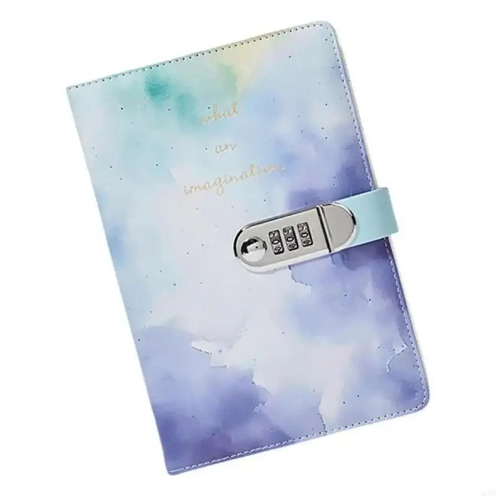 240 Pages A5 Journal Notebook Thickened Protecting Secrets Password Book with Lock PU Leather Waterproof Student Notepad Gifts
