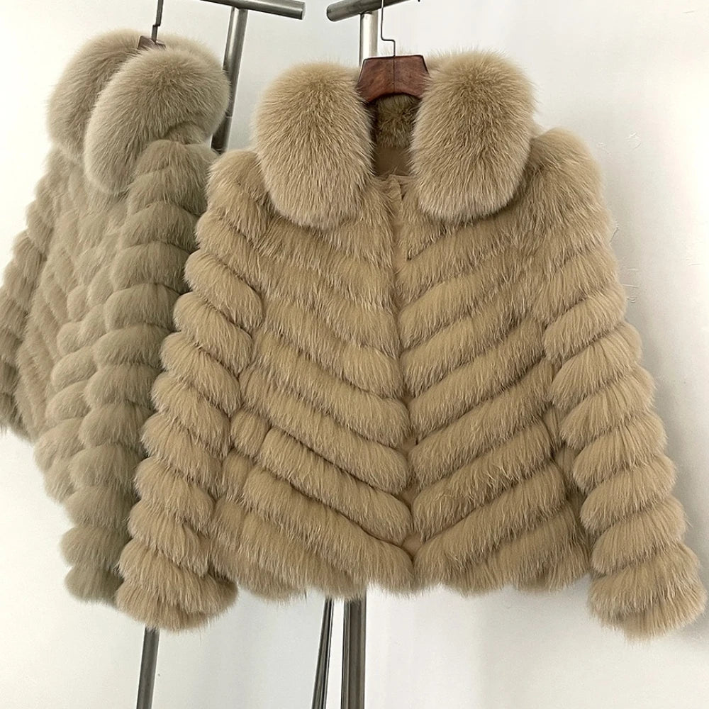 Fox Fur Coat Jacket