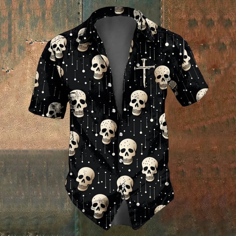 Short Sleeve Skull Shirt