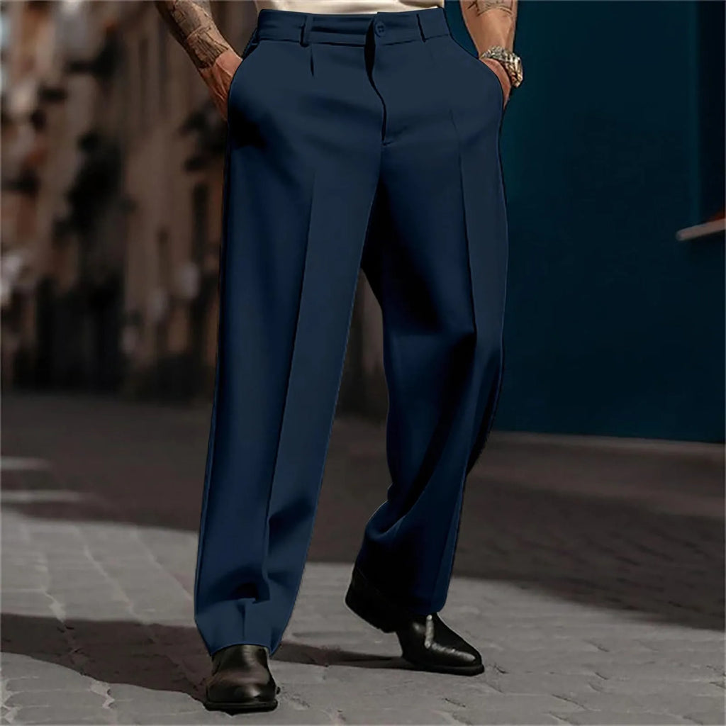 Straight Leg Breathable Fashionable Trousers
