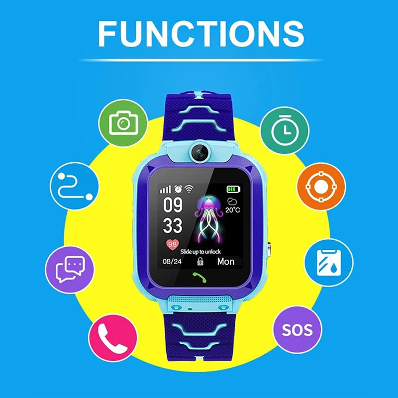 Smart Watch - Location, Camera, Video, Music, Games, Alarm, Calculator