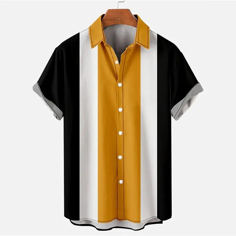 Guayabera Shirts Button-Down T-Shirts Colorful Casual Daily Wear