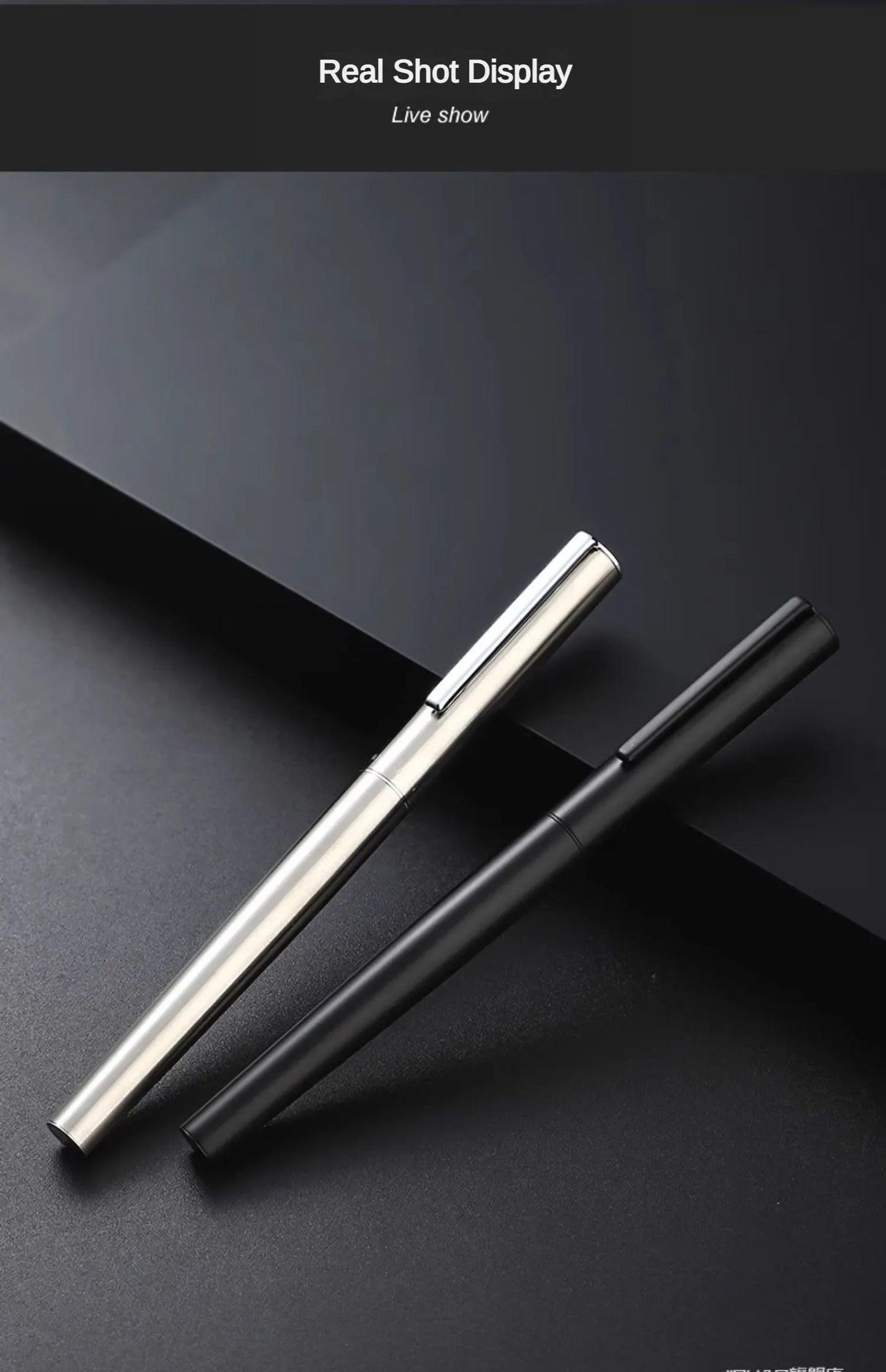Jinhao 35 Fountain Pen All Steel Luxury Quality EF/ F Nib Calligraphy Writing Pen Stationery Business Office School Supplies