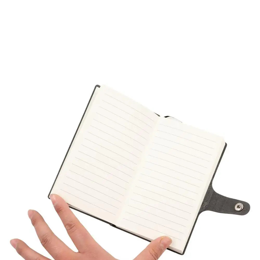 Simple Memo Diary Planner A7 Mini Notebook Scrapbooking Word Book Pocket Notepad PU Cover Thickening Business