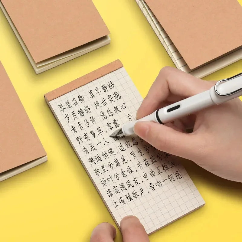 50 Pages Memo Pad Sticky Note Kraft Paper Writing Pads Notepads Portable Daily Planner Schedule Book To Do List School Supplies