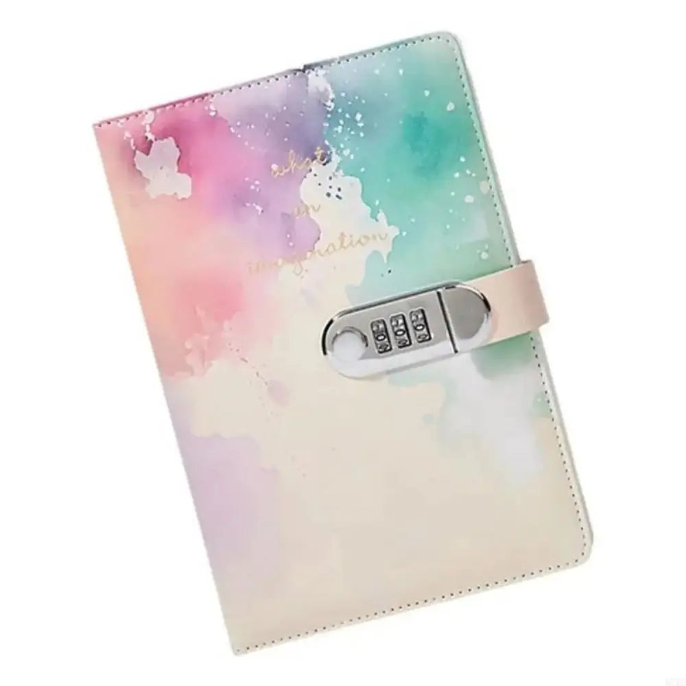 240 Pages A5 Journal Notebook Thickened Protecting Secrets Password Book with Lock PU Leather Waterproof Student Notepad Gifts