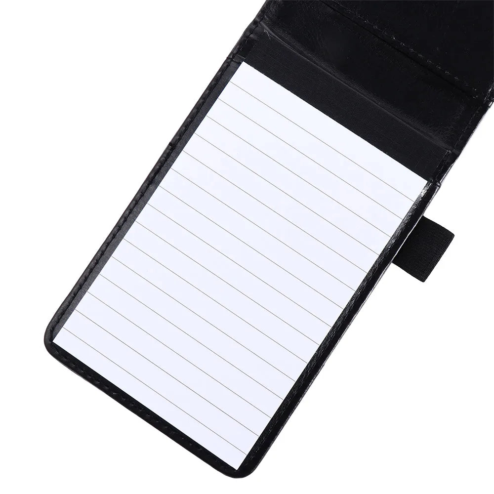Leather Cover Pocket Planner A7 Notebook Small Notepad Note Book Business Diary Memos Office School Stationery