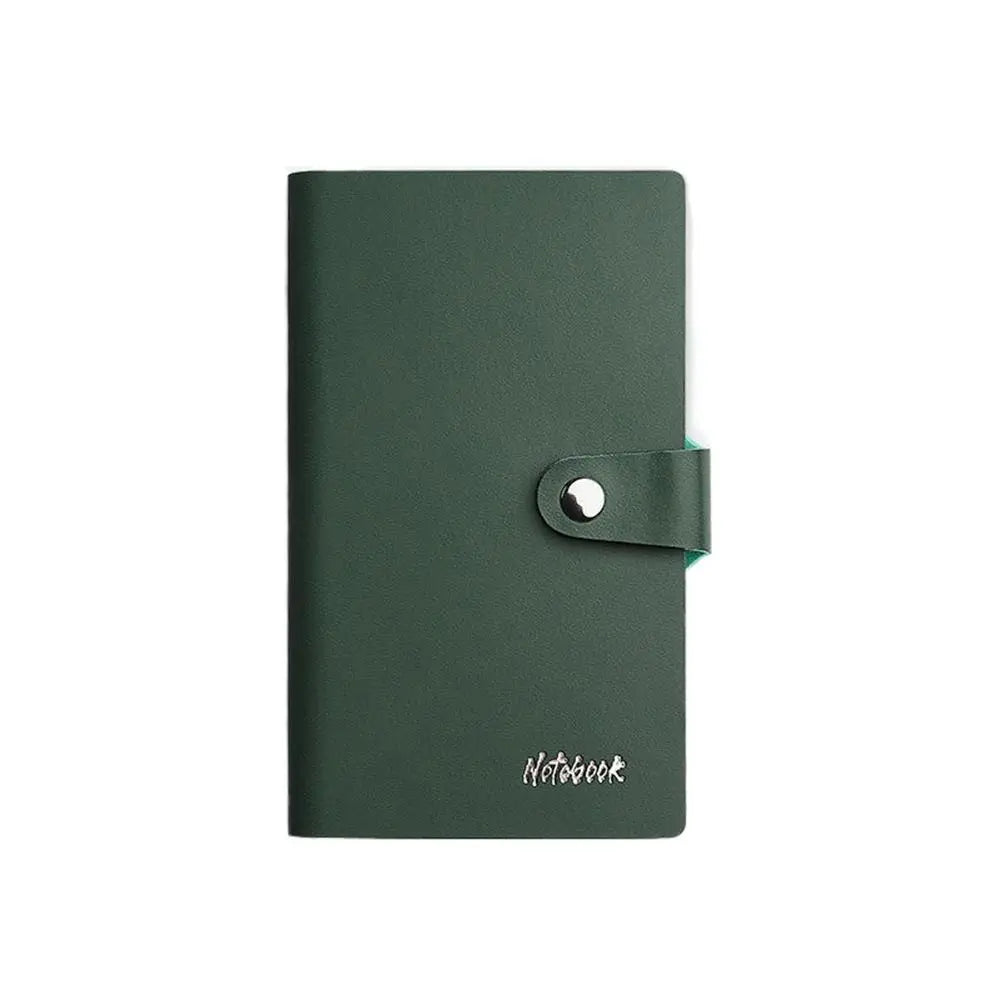 Simple Memo Diary Planner A7 Mini Notebook Scrapbooking Word Book Pocket Notepad PU Cover Thickening Business