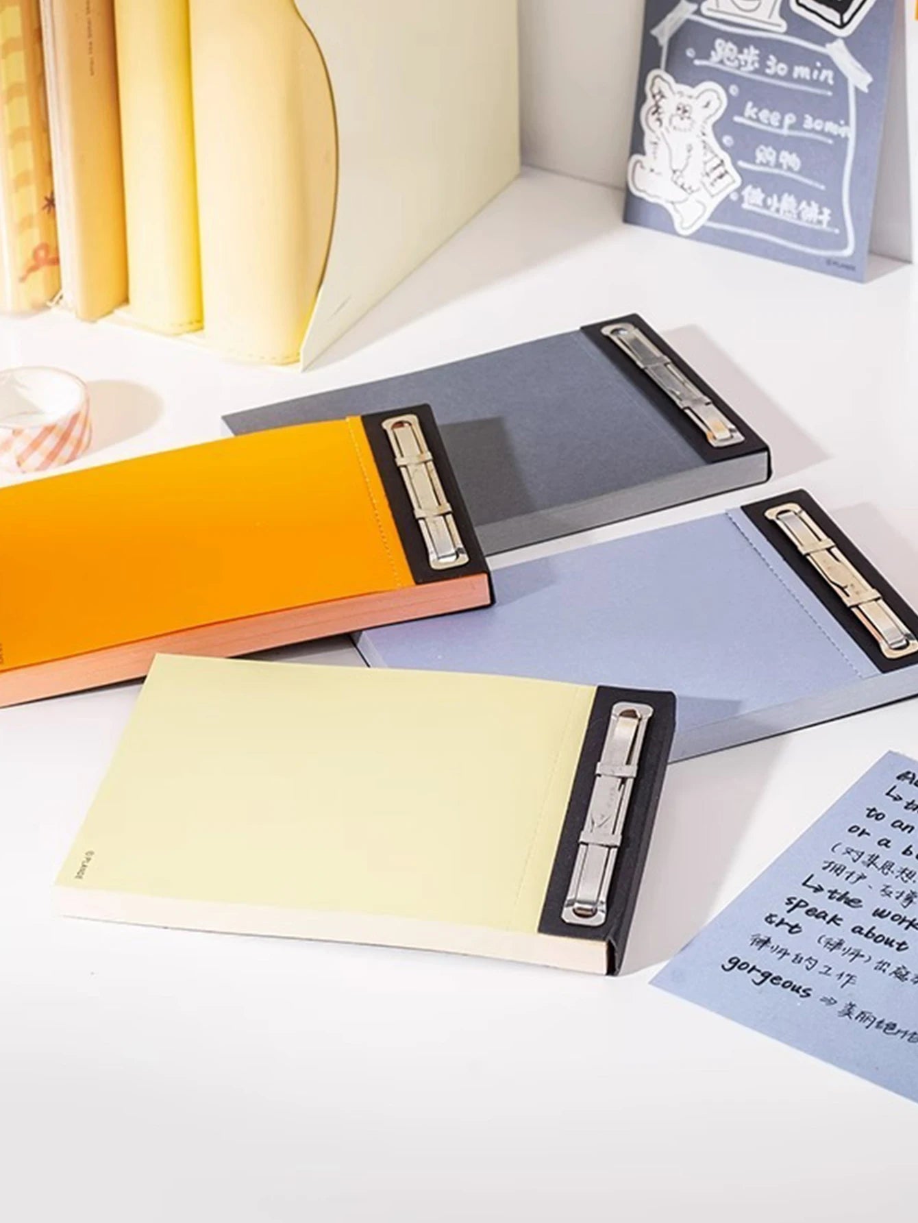 75 Sheets of Plande Note Book Can Be Torn Student Study Memo Hand Account Non-adhesive Notepad Blank Note Book Pocket Stationery