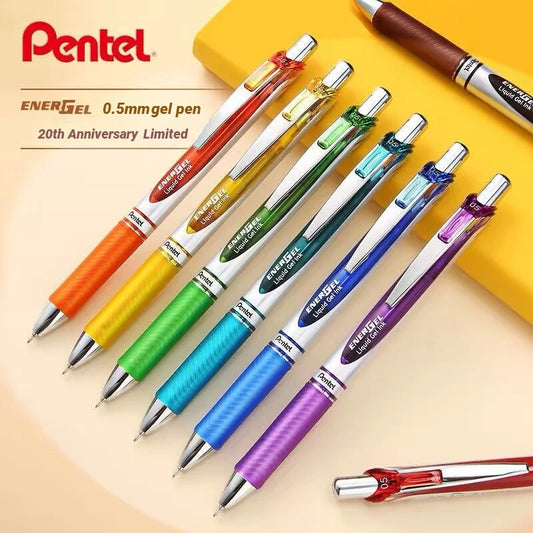 Pentel  BLN75 Gel Pen Smooth And Quick-drying Press Water Pen For Students With 0.5mm Japanese Stationery