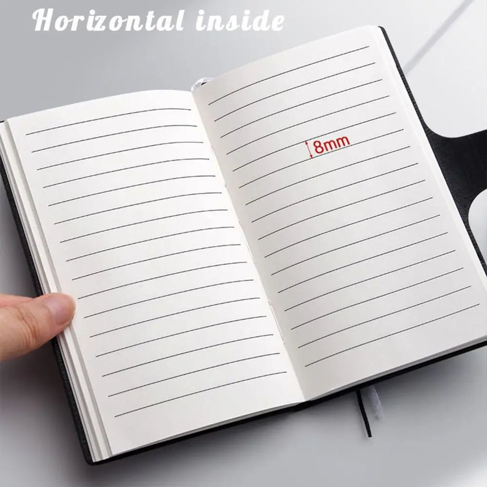 Simple Memo Diary Planner A7 Mini Notebook Scrapbooking Word Book Pocket Notepad PU Cover Thickening Business