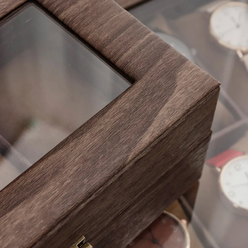 Watch storage box, home watch placement box, watch collection box, watch box, mechanical watch partition display box