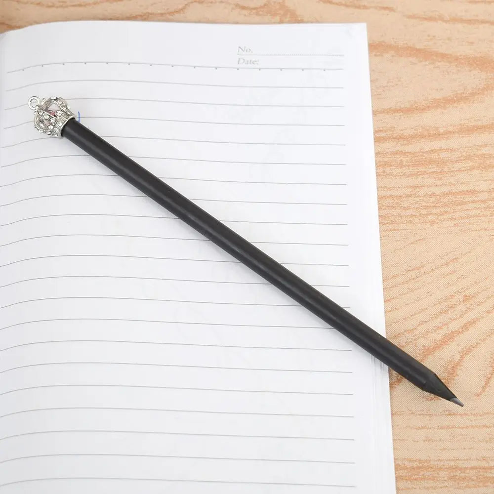 Pencil Crown Diamond Color Pencil Stationery Items Drawing Supplies Cute Pencils For School Basswood Office School