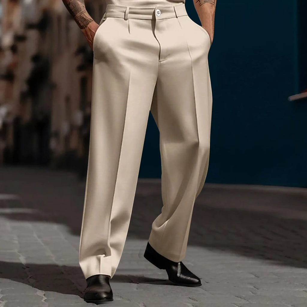 Straight Leg Breathable Fashionable Trousers