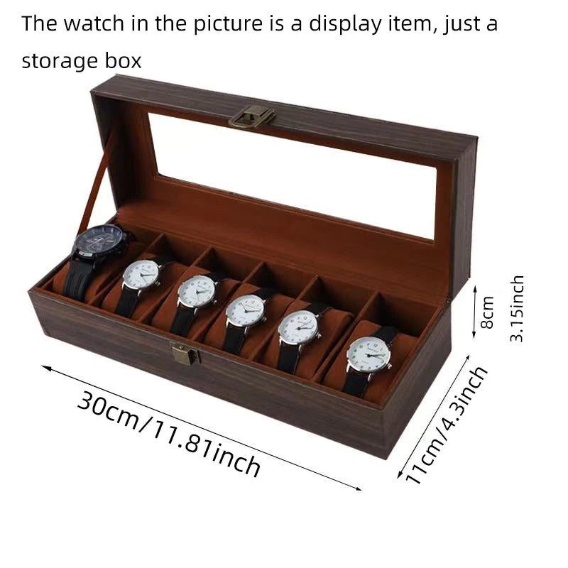 Watch storage box, home watch placement box, watch collection box, watch box, mechanical watch partition display box