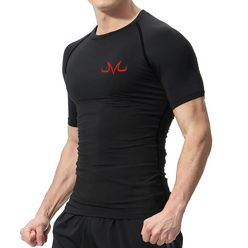 Graphic Short Sleeve Compression Shirts