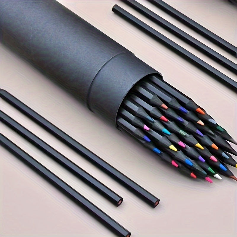 4pcs Black Ink Ballpoint Pen Set - Premium ST Nib for Smooth Writing, Exam-Approved & Student-Friendly, Ideal for Office & Stationery Needs