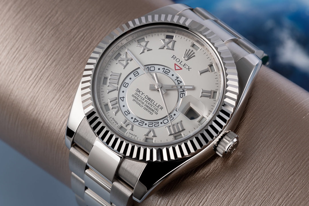 White Dial Rolex Sky-Dweller Replica