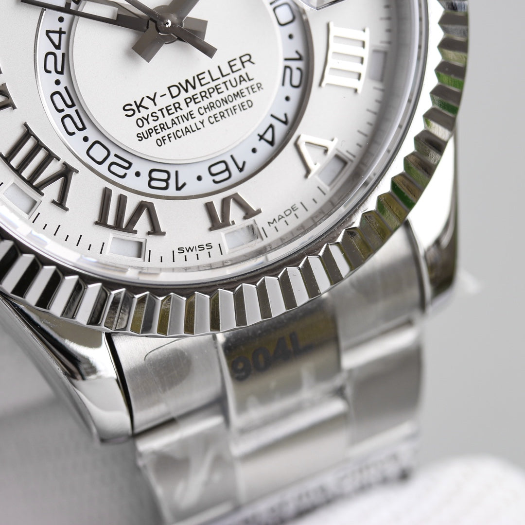 White Dial Rolex Sky-Dweller Replica