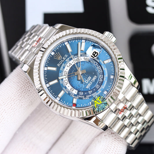 Blue Dial Rolex Sky-Dweller Replica